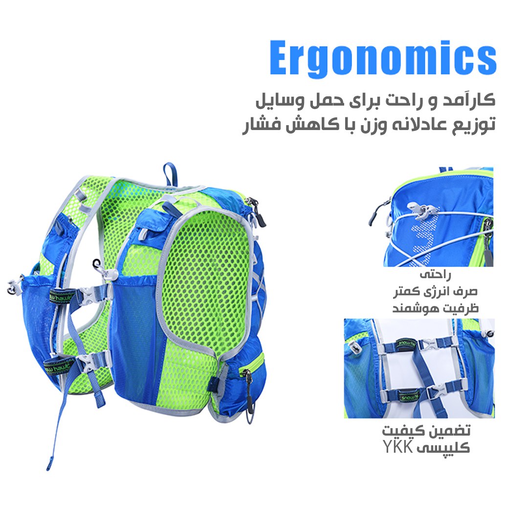 کوله اسکای رانینگ 5 لیتری اسنوهاک کد MY1015SH - تصویر 15